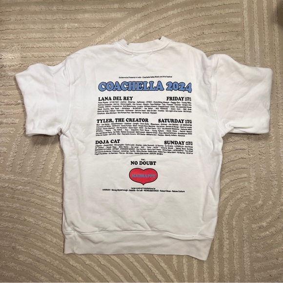 Madhappy x Coachella pull over crew neck size small - Picture 2 of 3